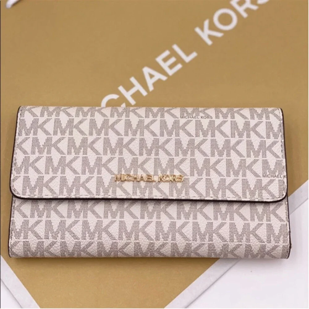 Michael Kors Trifold Wallet Vanilla